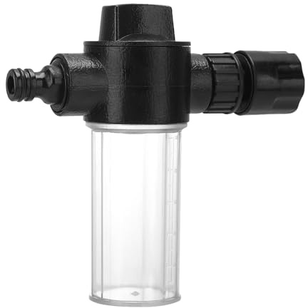 Garden Hose Foam Water Sprayer Adjustable Soap Dispenser Nozzle | Multi-Purpose Hose Soap Dispenser High Pressure Washer Soap Sprayer for Car Wash Pet Shower Plant Watering Window Cleaning