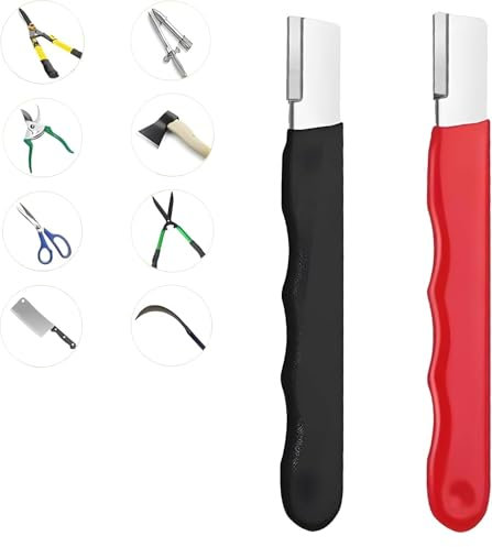 Messerschärfer, Messerschärfer, Messerschärferstab, tragbarer Schnellschärfer, Messerschärfen, Schärfer for Gartengeräte, Schärfen von Messern, Axt, Beil, Rasenmähermesser, Astschere, Meißel, Spaten,