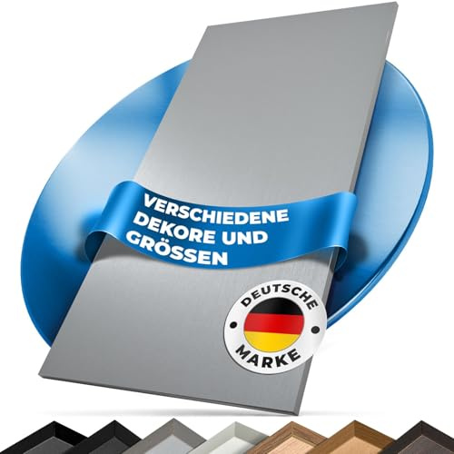 Tischplatte 120x60 | Arbeitsplatte, Küchenplatte, Schreibtischplatte aus Holz | Dekorplatte in Holz-Optik oder Unidekor für Tischbau | Esstischplatte, Küchenarbeitsplatte, Bürotisch & mehr