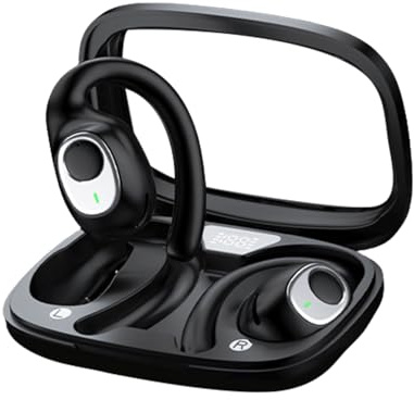 Cuffie senza fili per donna | Cuffie Supra-Ear - Cuffie Display Digitale Riduzione del Rumore per Sport Corsa Musica Uomini