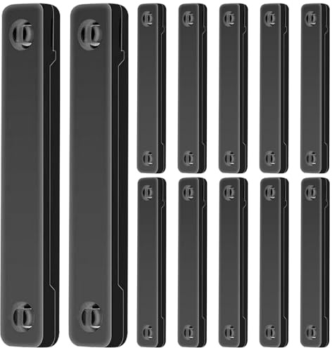 PhnkjGh Fermeture Magnétique Pour Moustiquaire - 12 Pièces Aimants Adhésifs - Accessoires pour Portes Fenêtres Établissements Escaliers Chambres