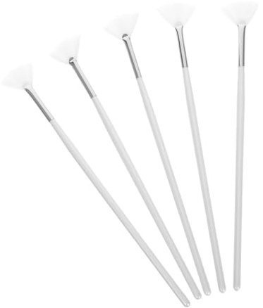 Gogogmee 5pezzi Pennello Per Maschera Viso in Morbida Strumento Applicatore Per Viso Per Maschere e Crema Facile Da Pulire e Portatile