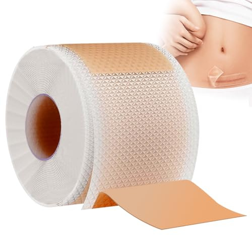 Silikon Scar Patch 4 cm x 300 cm – Återanvändbar Silikonplåster för Keloider och Ärr, Mjukt Stöd för Ärrvård, Hållbar och Hudvänlig