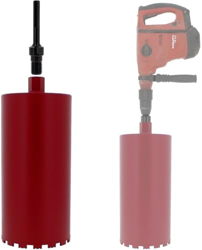 Couronne diamant Ø 200 mm avec adaptateur perceuse et perforateur SDS-max