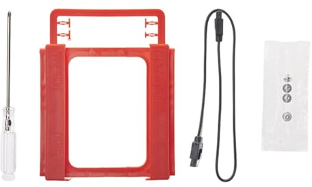 NONGYU Adaptadores de disco duro interno a prueba de golpes para conversión de 2.5 a 3.5 pulgadas que proporciona soporte antivibración de transferencia de datos estable