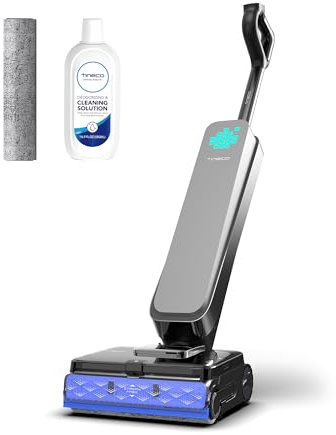 Tineco Floor One S9 Scientist Aspiradora Seco-Húmedo, Limpieza HydroBurst, Raspador StreakFree, Autonomía 80min, FlashDry 85℃, 180° Lay-Flat, SmoothDrive 360°, Diseño Antienredos, Carga Rápida 2A