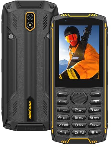 Ulefone Armor Mini 5 Telefono Infrangibile con Touch Screen e Tastiera, Batteria 2500 mAh, Fino a 13 giorni in Standby, 8 GB/TF 64 GB, Dual SIM, OTG, Telefono robusto