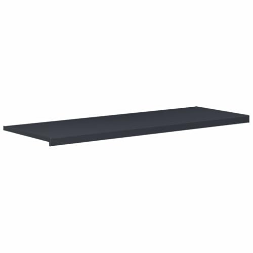 Rebord de fenêtre en PVC anthracite 160 x 50 x 4,5 cm