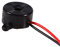 Zumbador electrónico de 12V 85dB, zumbador piezoeléctrico Activo de la Alarma del zumbador del Tono 3-24V Longitud Continua del Cable del Sonido 100m m