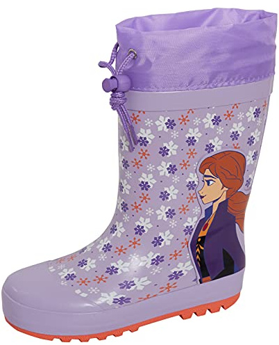 Disney Frozen 2 Gummistiefel für Mädchen, Gummistiefel, Elsa, Anna, Gummistiefel, Regen, Schnee, Gummistiefel