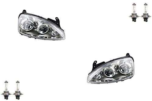 Johns, passend für Opel Corsa Scheinwerfer C 07/03-12/09 FF- mit H7/H7 Set links rech.