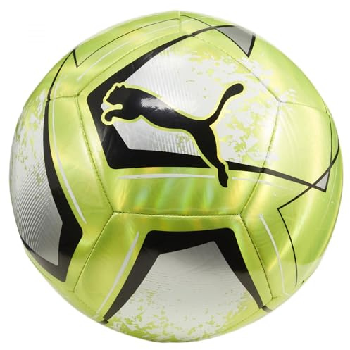 PUMA PUMA CAGE ball - Palle da allenamento Adulti unisex, Electric Lime-Puma Silver-PUMA Black, 5-084213