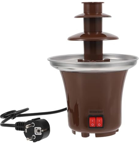 1 Pezzo 3 Macchina Fontana Di Cioccolato Produttore Di Cascate Di Cioccolato Fonduta Riscaldante Cioccolato a Tre Strati Macchina Per Fonduta Di Cioccolato Acciaio Inossidabile Garneck