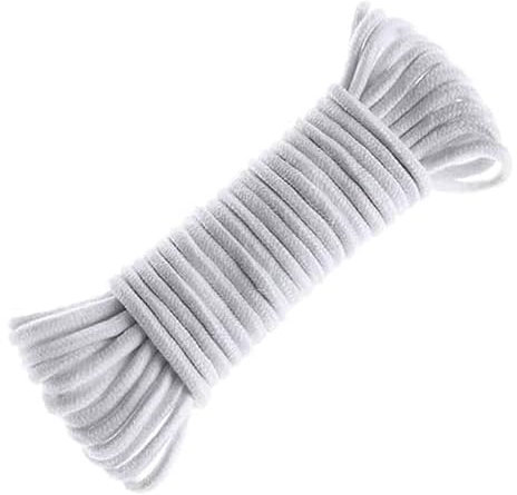 Selbstbewässernde Dochtschnur, automatische Bewässerung, Tropfbewässerung, Baumwollseil, Schnur, selbstbewässerndes Bewässerungssystem, Außendurchmesser 5 mm, for DIY-Bewässerungsseil for den Urlaub,