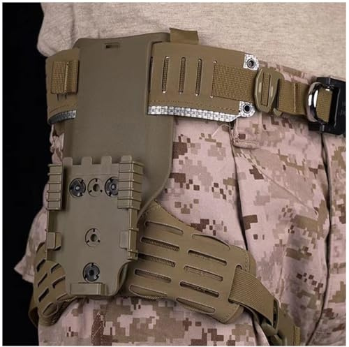 Fotrsta Taktisches Drop Leg Band Strap, Gun Holster Platform Adapter Oberschenkel Holster Leg Hanger Militär Für QLS-Kit Airsoft-Taktikausrüstung