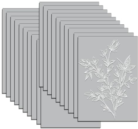 SHUESS Paquete de 20 hojas de lino de 100 x 150 mm, impresión de lino suave fácil de tallar, 3 mm de grosor, hojas de impresión de lino de doble cara para sellos de goma, tallado y manualidades (gris)