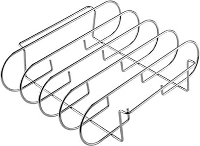 SUPVOX Support De Barbecue Extérieur Grille De Cuisson Antiadhésive Support De Côtes De Barbecue Grille De Cuisson Grille De Côtes en Fer Outil De Barbecue