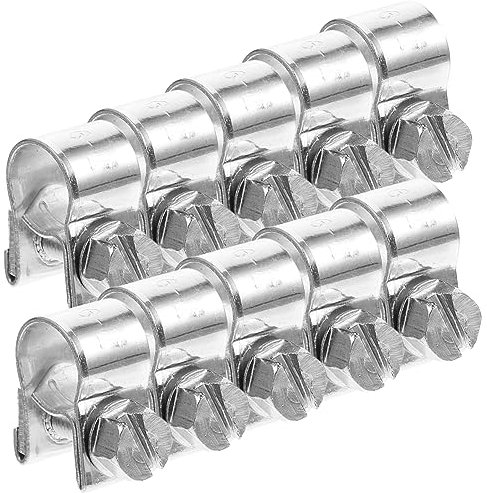 NAMOARLY 25pcs Hose Clamp for Injection Clamps for Automotive Agricultural and Industrial Use Leak Connection High-temperature Resistant