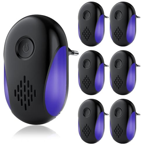 2025 Upgraded Ultrasonic Pest Repeller,mice repellent for Plug-In,Bug Repellent for Indoor Pest Control for Mice, Mosquitoes, Spiders, Cockroaches, Ants, Flea, Vermin Harmless to Pets and Human