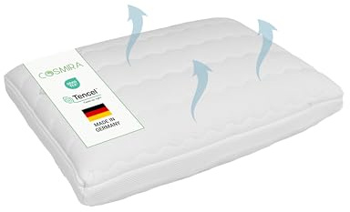 Cosmira® Nackenstützkissen 73x43x14 - Orthopädisches Viscoschaum Kissen für erholsamen Schlaf - Atmungsaktiv, hypoallergen & und waschbar - Kissen gegen Nackenschmerzen, Öko-Tex Zertifiziert