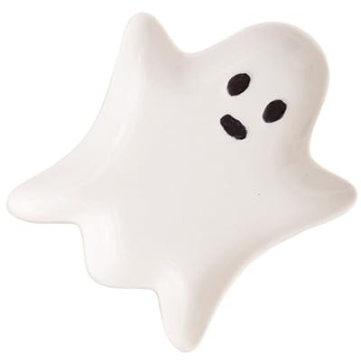 Plat à Bonbons d'halloween | Coupelle Halloween en Céramique Mignonne pour Bijoux | Décoration Saisonnière pour Le Salon, La Coiffeuse, La Chambre À Coucher, Salle À Manger Et Le Service De Dîner D