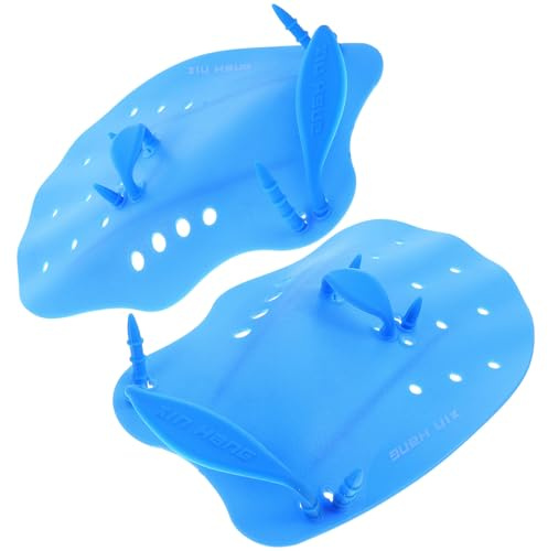 MAGICLULU Guanti da Nuoto per S Pagaie per Nuoto in Silicone Cinturino Regolabile Accessori per Allenamento Subacqueo e Potenziamento Muscolare in Piscina