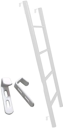 Scaletta regolabile in acciaio resistente per letto a castello, 4/5 gradini di ricambio per letti a castello, 130 cm, ideale per camere da letto e dormitori