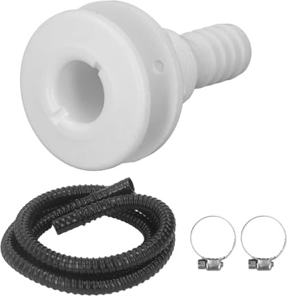OVAQUIXI Kit di Installazione per Pompa di Sentina da 3/4 di Pollice Tubo Idraulico Marino in ABS a Tenuta Stagna da 6,7 ​​piedi per Pompe di Sentina da 3/4 di Pollice