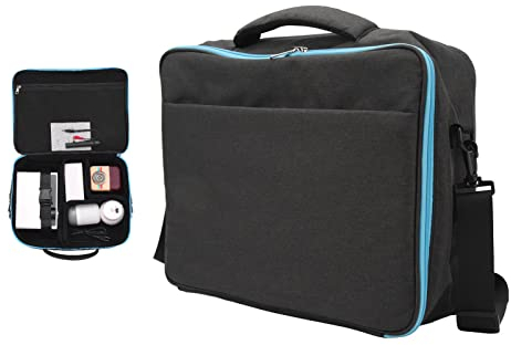 Custodia per Proiettore, Borsa per Videoproiettore con Custodia Protettiva, Custodia da Viaggio Rigida Antiurto con Tracolla, Maniglia Allargabile per BenQ, per Epson, per NEC