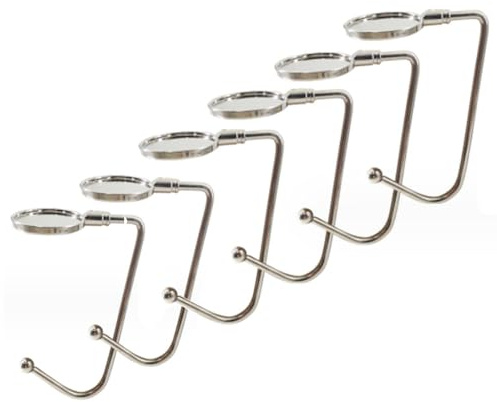Aliangting 6PCS Christmas Stocking Mantel Hanging Decoration Christmas Stocking Holder Hooks with Anti-Skid Safety Grip for Christmas Decorations