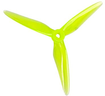 Pexorina 4 pezzi/2 paia T5147.5 Elica da corsa FPV Drone da corsa senza lavaggio dell'elica Motore brushless da 3,8 g Elica(Fluorescent Green)