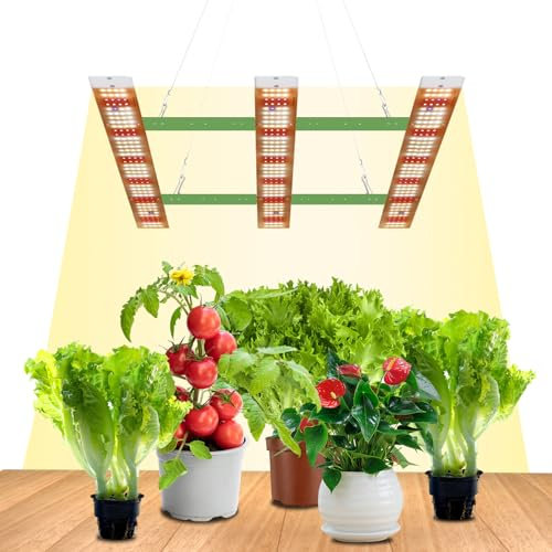 BTTO Pflanzenlampe Led Grow Lampe Vollspektrum,Ultrahell Led Vollspektrum Growlampe für Innen Zimmerpflanzen Pflanzenlicht