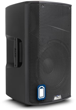 ALTO TX412B 600W 12-Inch Battery Powered PA Speaker with Bluetooth, 2-Channel Mixer, for True Wireless Outdoor Performances for Mobile DJ and Musicians