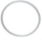 Pressure Cooker Replacement Seal Ring Silicone Gasket Clear Rubber Ring for Stainless Steel Cookers Efficient Sealing(22cm)