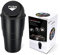 YIOVVOM Car Garbage Can with Lid, Leakproof Vehicle Automotive Cup Holder Car Trash Can, Small Trash Bin for Automotive Office Home Kitchen(Black, 1)
