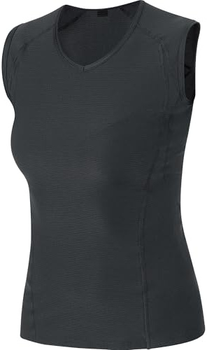 GORE WEAR M Base Layer Ärmlös tröja, dam, Svart, 38, 100017