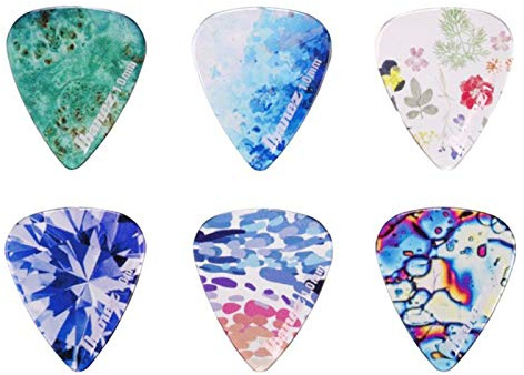 Ibanez KALEIDO PCP14H-C1 - Set di 6 plettri in materiale Copolyester Heavy