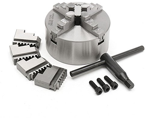 ChaRLes Sanou K12-125 125Mm 4 Jaw Self Centering Lathe Chuck with Key