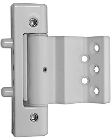 Pendulum Rebate Butt Hinge uPVC Door Double Glazing 9mm White