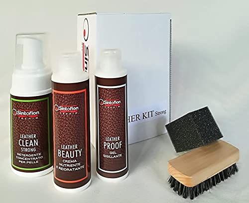 LEATHER KIT Tratt.completo pelli STRONG