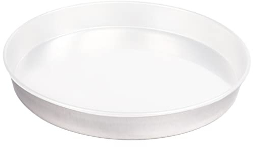Silicon-Tech Bandeja de horno circular de aluminio | Con recubrimiento antiadherente CERAMICFOOD| Profesional| Para patatas, asado y pizza