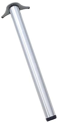 durante Tischbein höhenverstellbar Edelstahl Optik TFD23 Höhe 710 mm Durchmesser 60 mm inkl. Montagematerial Möbelfüße Tischfüße Tischbeine Möbel Arbeitsplatten Esstische Tische