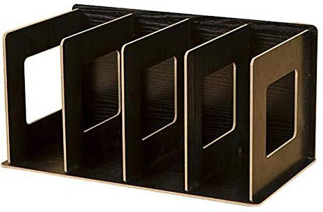 Holz-Bücherregal für Kinder, Organizer mit 4 Fächern, mehrstöckig, freistehendes Regal für Kinderbücher und Heimaufbewahrung, Schreibtisch oder Schrank, Bücherregal.