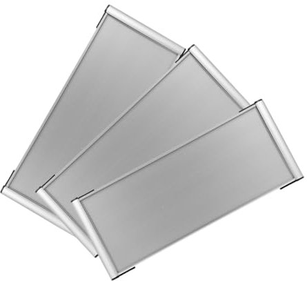 GARVALON 3pezzi Targhetta Bifacciale Personalizzabili per e Versatile per Uffici e Spazi Professionali