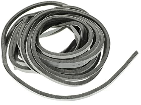SHINEOFI 2rollos Cinta Sellado Autoadhesiva Burlete Cepillo Gris Para Puertas y Ventanas Tira Insonorizante Para Evitar Viento Polvo y Ruido Fácil De Cortar Instalar Metros