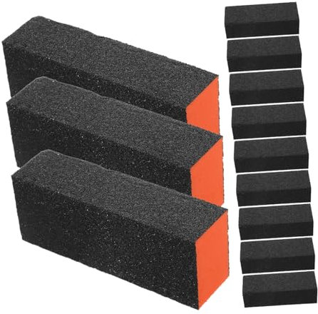 VICASKY 20pcs Nail Buffer Nail File Manicure Tool for Hand Sanding Block Coarse Sandpaper for Buffing and Shaping