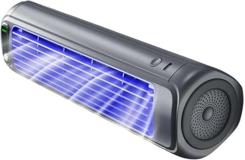 Ace de refrigeración Outfany, Ace de refrigeración Aire acondicionado, Ventilador portátil de del aire acondicionado con 3 velocidades y pantalla táctil led (Gray)