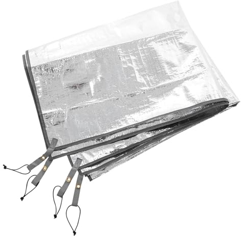 Healifty Alfombrilla Camping Aislante Térmica de Aluminio Doble Cara Colchoneta Resistente y Compacta para Tienda y Picnic al Aire