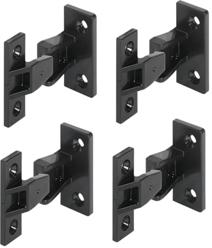 Evotrade Sistema di Fissaggio a Clip Modello Giunto KEKU per Schiene Mobili o Pannellature a Clip Modello a Scelta Kit 10 Pezzi (Frontale)