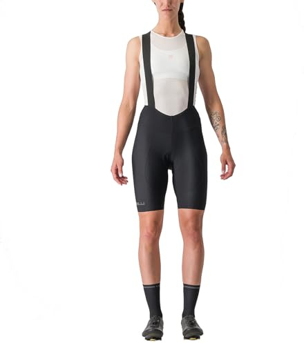 CASTELLI Espresso Dt Trägerhose, Damen, Schwarz, Größe M